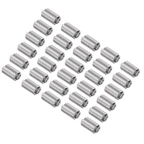 Wire Thread Inserts, 1/4-20 UNC 1D 6.35mm Length, 304 Stainless Steel Wire Screw Sleeve Insert Helical Type Coiled - (Applications: for Automotive Repairs), 20pieces
