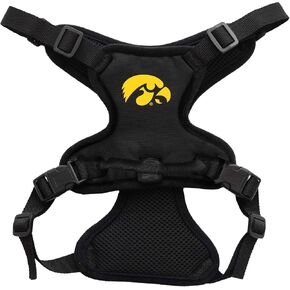 Littlearth Unisex-Adult NCAA Iowa Hawkeyes Front Clip Pet Harness, Team Color, X-Small