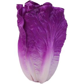 Fake Lettuce Leaves Artificial Vegetables Simulation Green Lettuce PU Material Vegetable Model Realistic Foods Props for Home Decoration Display Cabinet