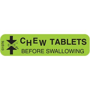 ملصق ورقي دائم "مضغ الكمبيوتر اللوحي قبل" 1-58 جرام، 1 9/16 بوصة × 3/8 بوصة، أخضر، عبوة من 1000 قطعة in Kuwait