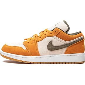 Jordan Youth Air 1 Low SE GS DJ0342 102 Light Curry - Size 6.5Y