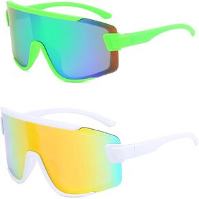 NEW UV400 2 Kids Sports Sunglasses for Boys Girls Cycling Baseball Golf Youth Sports Sunglasses