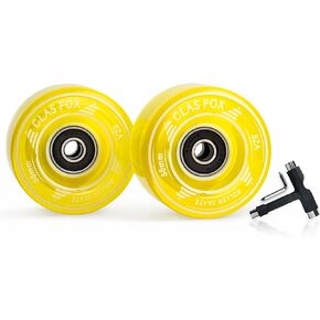 Roller Skate Wheels Outdoor or Indoor 58mm32mm 82A (Set of 8) (Blue)