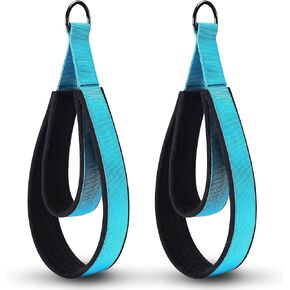 2PCS Pilates Strap, Pilates Double Loop Strap, Comfortable Enhanced Thickness, Fitness D-Ring Double Loop Strap, Pilates Equipment D-Ring Strap, Home Gym Yoga Workout Accessories