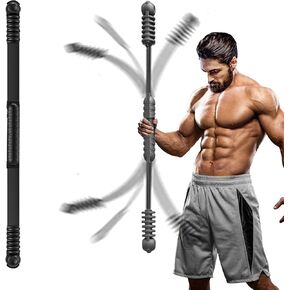Elastic Fitness bar, Weight bar, Core Strength Training, Arm Twister, Home gym workout, Suitable for Men, Women Body shaping and fat burning training