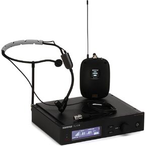 Shure Wireless Microphone System with Bodypack and SM35 Headworn Mic, SLXD14/SM35-G58