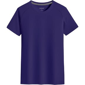 Youth Performance Short Sleeve Shirt, UPF 50 Quick Dry Athletic T Shirt for Boys & Girls