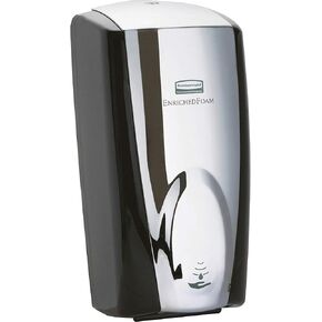 Rubbermaid Commercial Products Technical Concepts Touch-Free Auto Foam Soap Dispenser, Chrome, 10.9" x 5.2" x 5.2", For School/Restaurant/Office/Airport Bathrooms in Kuwait
