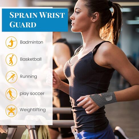 2pcs Carpal Tunnel Wrist Brace, Ultra Thin Wrist Brace for Right and Left Hands, Adjustable Tendonitis Wrist Support Brace for Pain Relief (Black) in Saudi Arabia