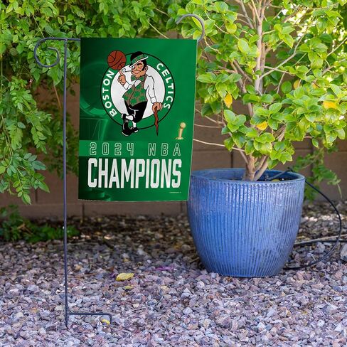 Rico Industries NBA Basketball Boston Celtics 2024 NBA Champions 13" x 18" Double Sided Garden Flag in Saudi Arabia