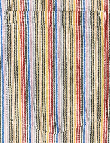 قميص رجالي من القطن Henley من JOGAL صيفي كاجوال بأكمام قصيرة للشاطئ هاواي in Kuwait