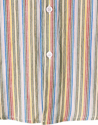 قميص رجالي من القطن Henley من JOGAL صيفي كاجوال بأكمام قصيرة للشاطئ هاواي in Kuwait