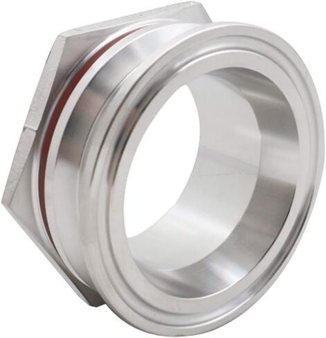 صحيح Weldless 2 "TC Triclamp الحاجز ضغط التركيبات الصحية 304 الفولاذ المقاوم للصدأ البيرة غلاية الحاجز in Saudi Arabia