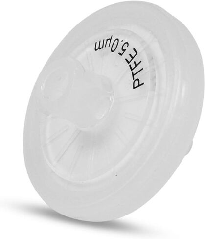 Tisch Brand SF17400 مرشح حقنة بولي تيترافلوروإيثيلين PTFE، 5.00um، 25 مم، 1/pk/100 لكل عبوة | قابلية التبلل: مسعور | الحد الأقصى لدرجة حرارة التشغيل: 130 درجة مئوية | ضغط الانفجار (رطل لكل بوصة مربعة): 87 | in Kuwait