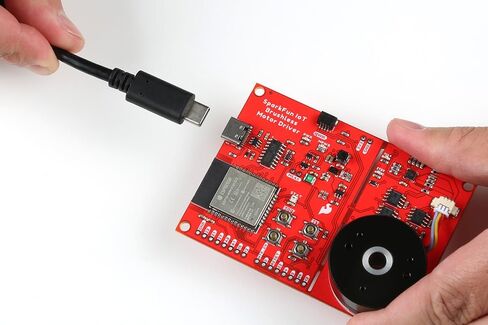 برنامج تشغيل محرك SparkFun IoT بدون فرش (ESP32 WROOM، TMC6300) محرك محرك ثلاثي الطور مع ما يصل إلى 2A (1.4ARMS) مستشعر تأثير القاعة TMAG5273 ومستشعر التيار INA240A1، الأبعاد: (بوصة) 2.40 × 3.35 in Saudi Arabia