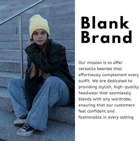 قبعة صغيرة من BlankBrand للجنسين ذات أساور متماسكة قبعة صغيرة يومية in Saudi Arabia