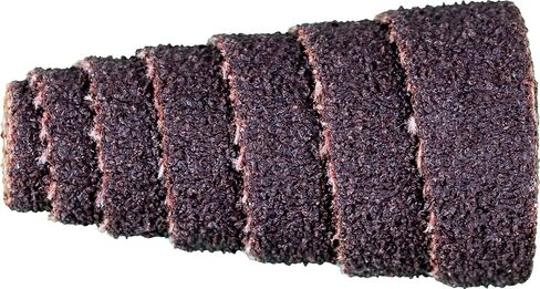 PFERD 41874 Tapered Cartridge Roll, Aluminum Oxide A, 3/4" Diameter x 1-1/2" Length, 3/16" Arbor Hole, 60 Grit, 12000 Max RPM (Pack of 50) in Saudi Arabia