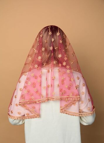 حجاب ماريا حجاب مانتيا الكاثوليكي حجاب إنفينيتي حجاب الكنيسة حجاب دانتيل حجاب إسباني غطاء رأس جماعي حجاب طويل in Kuwait