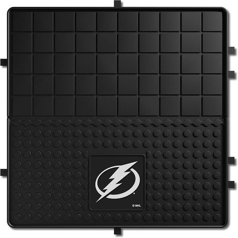 FANMATS 10552 Tampa Bay Lightning 2-Piece Heavy Duty Vinyl Car Mat Set, Front Row Floor Mats, All Weather Protection, Universal Fit, Deep Resevoir Design in Saudi Arabia