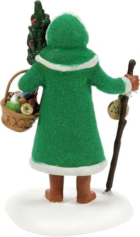 Department 56 Dickens Village Father Christmas 40th Anniversary Limited Edition Dated Figurine, 2.64 Inch, Multicolor in Saudi Arabia