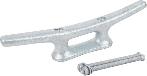 Dock Cleat, Boat Cleat Open Base Iron 8 Inch 10 Inch 12 Inch14 Inch, Boat Dock Cleats with Hardware Weatherproof Tie Downs for Boat, Decks, Marine or Home Decoration in Saudi Arabia
