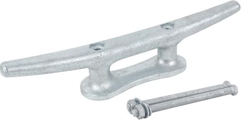 Dock Cleat, Boat Cleat Open Base Iron 8 Inch 10 Inch 12 Inch14 Inch, Boat Dock Cleats with Hardware Weatherproof Tie Downs for Boat, Decks, Marine or Home Decoration in Saudi Arabia