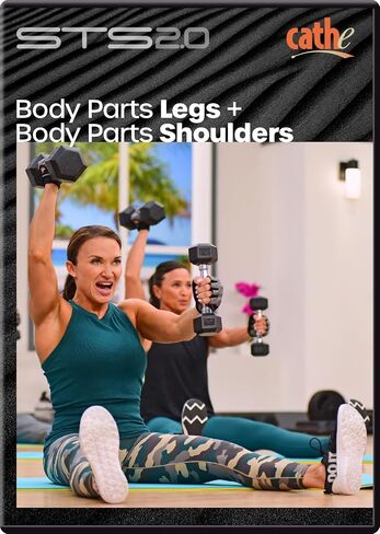 Cathe Friedrich STS 2.0 Body Parts Legs + Body Parts Shoulders DVD For Women and Men - Cathe Single Body Part Workouts For The Leg and Shoulder Muscles Allow For More Focused Training in Saudi Arabia