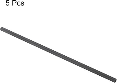 MECCANIXITY 1Pcs Carbon Fiber Tube 10 x 12 x 420mm Matte Surface Rod 3K Roll Wrapped Pure Carbon Round Tubing for RC Airplane Multicopter Quadcopter in Saudi Arabia
