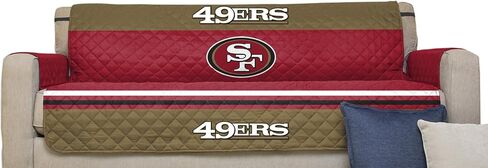 بيجاسوس سبورتس NFL للجنسين NFL واقي أثاث ذو وجهين مع أشرطة مطاطية، 75 بوصة × 110 بوصة in Kuwait