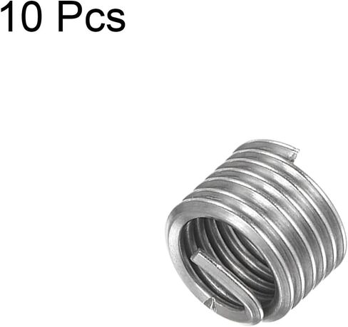 10 قطعة سلك موضوع إدراج M10 x 1.5 1.5D 304 الفولاذ المقاوم للصدأ حلزوني ملفوف سلك الخيوط كم in Saudi Arabia