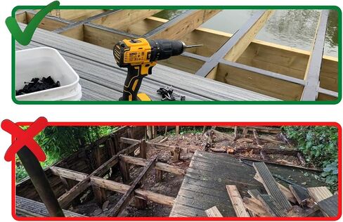 Non-Butyl Joist Tape - Innovating on Traditional Butyl Tape. Complete Protection Flashing Tape for Your Deck, Wood, Joist and Beams. Weather-Resistant & Waterproof. (Black 2" by 65’) in Saudi Arabia