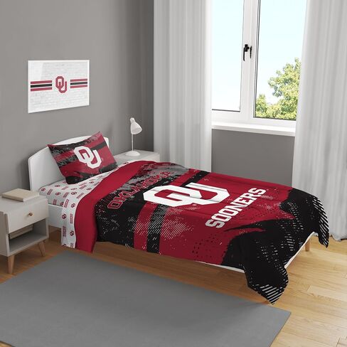 NCAA Slanted Stripe 4 PC Twin Bed in a Bag in Saudi Arabia