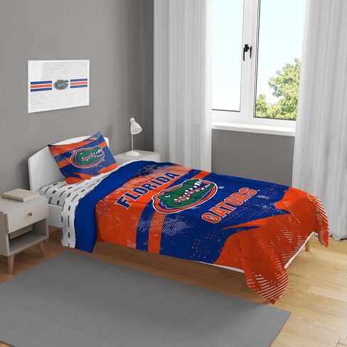 NCAA Slanted Stripe 4 PC Twin Bed in a Bag in Saudi Arabia