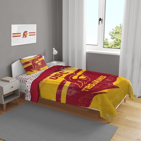 NCAA Slanted Stripe 4 PC Twin Bed in a Bag in Saudi Arabia