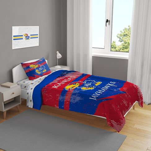 NCAA Slanted Stripe 4 PC Twin Bed in a Bag in Saudi Arabia