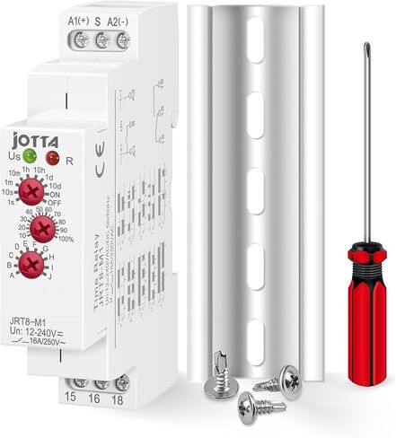 JOTTA 16A Multifunction Time Relay with 10 Function Choices JRT8-M1,AC230V in Saudi Arabia