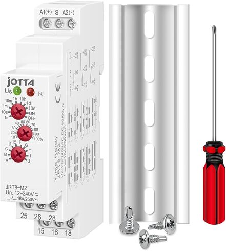 JOTTA 16A Multifunction Time Relay with 10 Function Choices JRT8-M1,AC230V in Saudi Arabia
