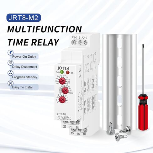 JOTTA 16A Multifunction Time Relay with 10 Function Choices JRT8-M1,AC230V in Saudi Arabia