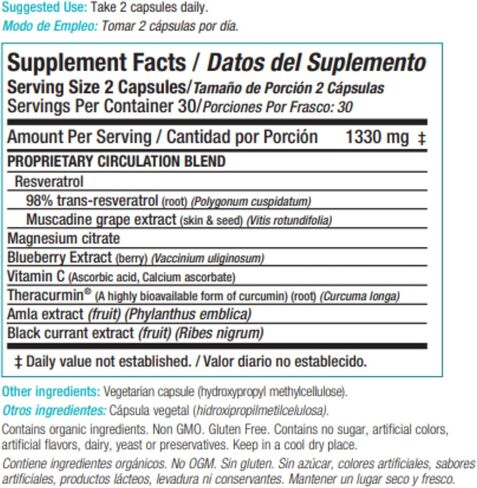 قم بتنشيط نظامك باستخدام تركيبة StemFlo® المتقدمة المكونة من 3 عبوات - Trans-Resveratrol، والكركمين، ومضادات الأكسدة الفائقة للصحة وطول العمر والحيوية in Saudi Arabia