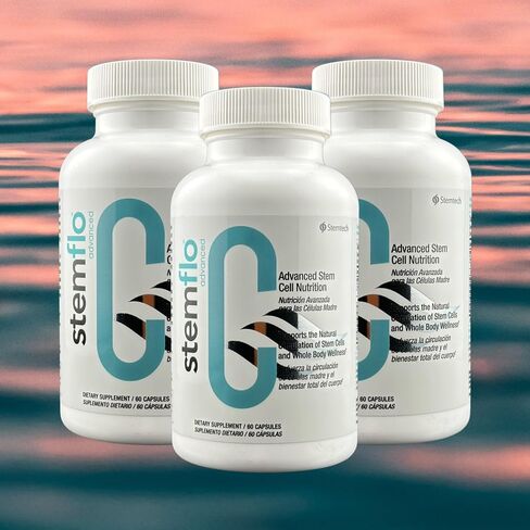 قم بتنشيط نظامك باستخدام تركيبة StemFlo® المتقدمة المكونة من 3 عبوات - Trans-Resveratrol، والكركمين، ومضادات الأكسدة الفائقة للصحة وطول العمر والحيوية in Saudi Arabia