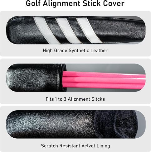 Golf Club Head Covers - 4pcs or 1pc Golf Accessories Club Covers Set for Woods and Driver Fairway Hybrids with Interchangeable Tags in Saudi Arabia