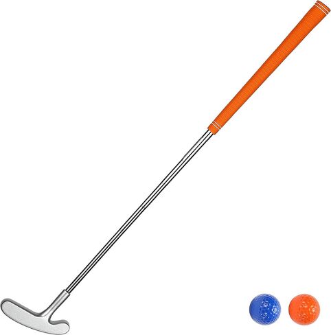 Kids Putter for Golf - Kids Golf Putter for Mini Golf - Junior Golf Putter - Kids Putter 5-7 - Kids Golf Clubs 6-8 - Kids putters 3-5 - Two Way Putter - Balls Included in Saudi Arabia