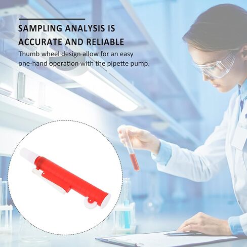 Hand Assistant Pipetting Laboratory Pipette Pump Manual Labs Tool Plastic Laboratory Instrument Manual Scientific Pipette Pump Plastic Scientific Pipette Pump Plastic Labs Tool in Saudi Arabia