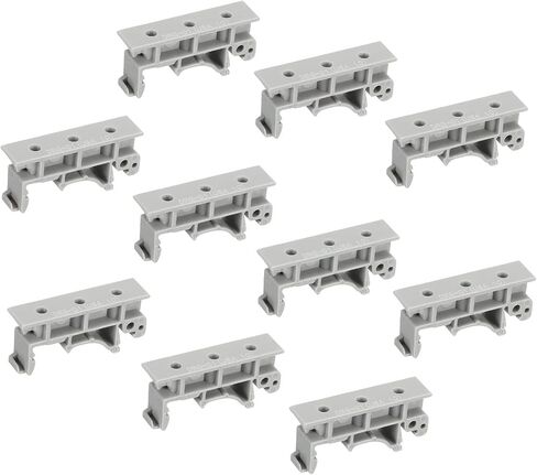 MECCANIXITY PCB DIN Rail Mounting Bracket Carrier Clips, for 35mm DIN Rail Green, 10 Sets in Saudi Arabia