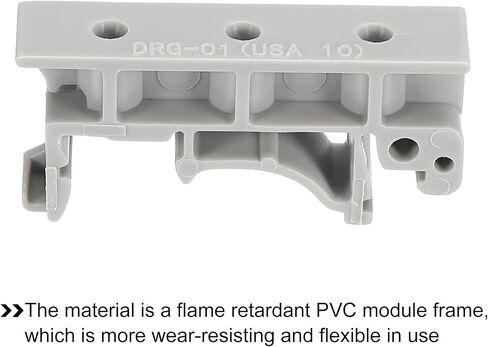MECCANIXITY PCB DIN Rail Mounting Bracket Carrier Clips, for 35mm DIN Rail Green, 10 Sets in Saudi Arabia