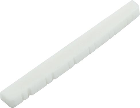 Muertenze 6 String Electric Guitar Bone Nut, 42mm Bone Slotted Electric Guitar Nut Flat Bottom for LP Style Electric Guitar Folk Acoustic Guitar White.(Nut: 42 x 4.5 x 3.5mm, 1 Pieces) in Saudi Arabia