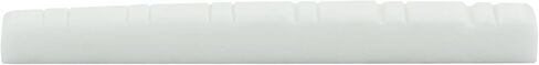 Muertenze 6 String Electric Guitar Bone Nut, 42mm Bone Slotted Electric Guitar Nut Flat Bottom for LP Style Electric Guitar Folk Acoustic Guitar White.(Nut: 42 x 4.5 x 3.5mm, 1 Pieces) in Saudi Arabia