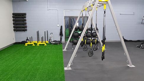 Sled Strips | Premium Gym Turf Rolls Perfect for Home Gyms and Indoor Sports Facilities, Designed for Sled Push/Pulls - Many Sizes (Green) in Kuwait