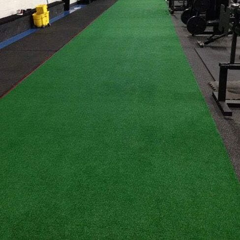 Sled Strips | Premium Gym Turf Rolls Perfect for Home Gyms and Indoor Sports Facilities, Designed for Sled Push/Pulls - Many Sizes (Green) in Kuwait