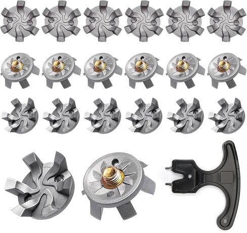 20Pcs Golf Spikes Golf Shoe Spikes Replacements,Golf Spikes for Any Shoe,Suitable for Use on Lawns or Golf Courses in Saudi Arabia